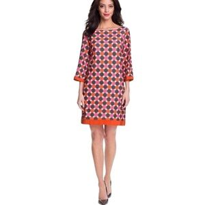 Eliza J  A Line Shift Mod Retro ‘60s Lightweight Above Knee Mini Dress Size 4